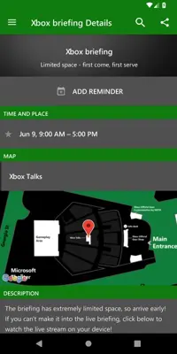 Xbox Events android App screenshot 1