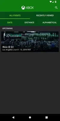 Xbox Events android App screenshot 3